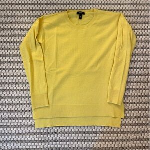 Aqua Light Yellow Cashmere Sweater